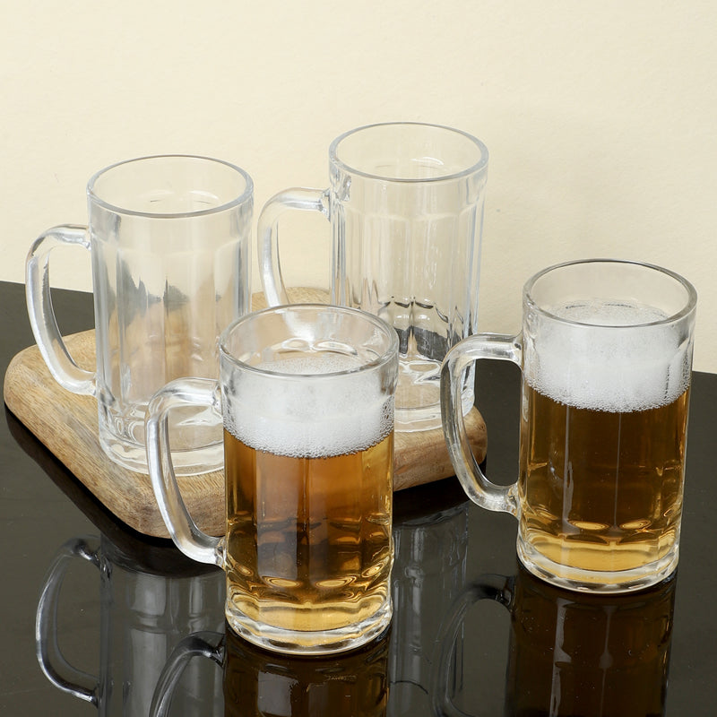 Beer Mug - Dever Beer Mug (400 ML) - Set Of Four