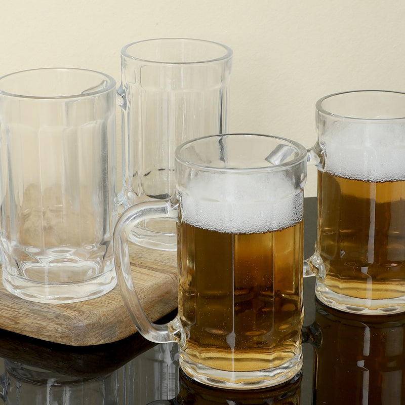 Beer Mug - Dever Beer Mug (400 ML) - Set Of Four