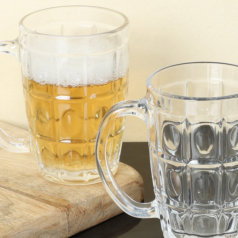 Beer Mug - Lysander Beer Mug (500 ML) - Set Of Two