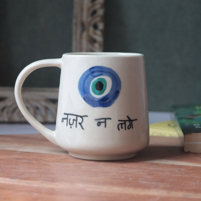 Buy Nazar Na Lage Cup - 250ML Mug & Tea Cup from Vaaree