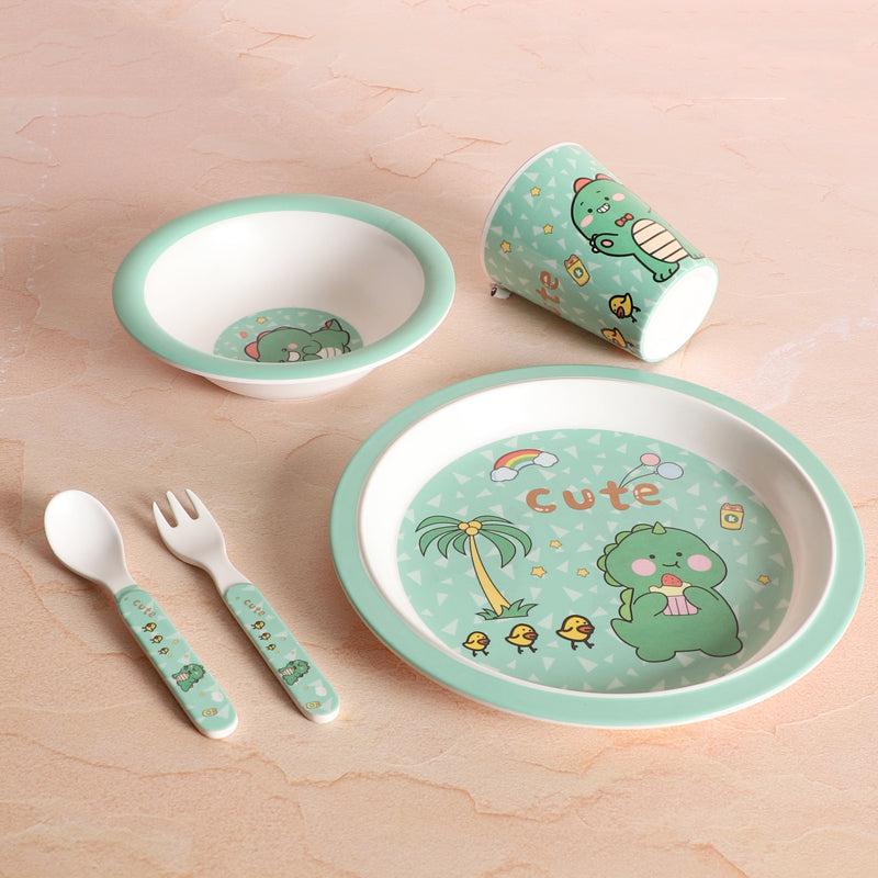 Buy Dino Era Kids Dinner Set - Five Piece Set Kids Dinner Set from Vaaree