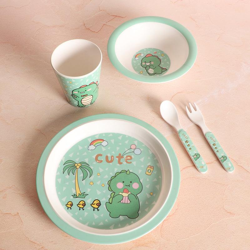 Buy Dino Era Kids Dinner Set - Five Piece Set Kids Dinner Set from Vaaree