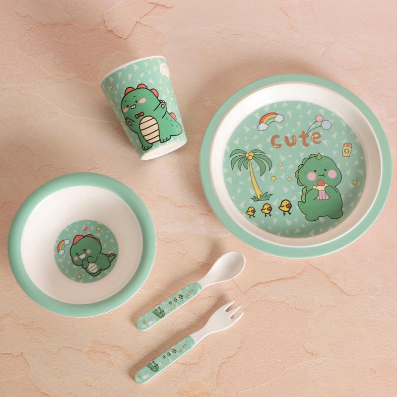 Buy Dino Era Kids Dinner Set - Five Piece Set Kids Dinner Set from Vaaree