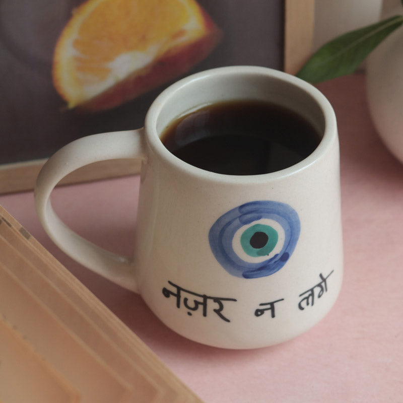 Buy Nazar Na Lage Cup - 250ML Mug & Tea Cup from Vaaree