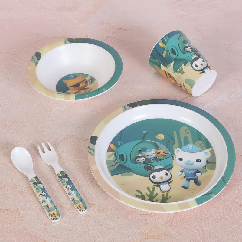 Buy Oceano Explore Kids Dining Set - Five Piece Set Kids Dinner Set from Vaaree