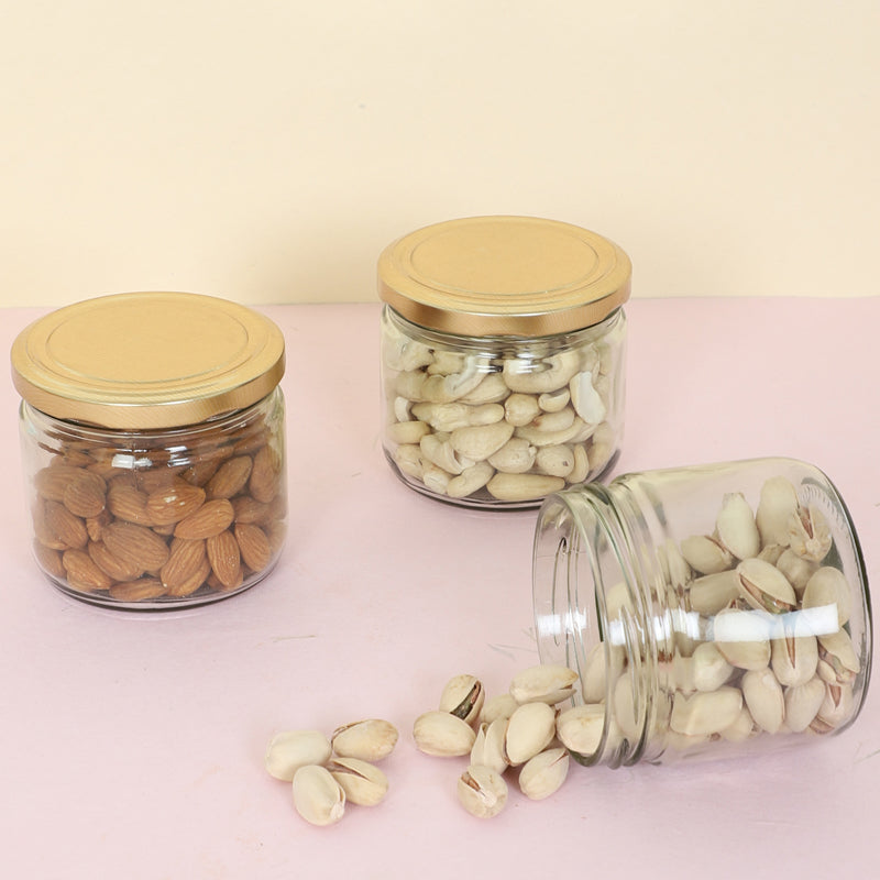 Jar - Baxter Airtight Storage Jar (500 ML) - Set Of Three