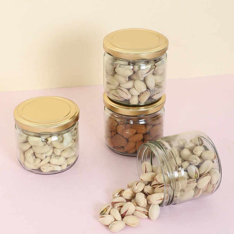 Buy Baxter Airtight Storage Jar (500 ML) - Set Of Four Jar from Vaaree