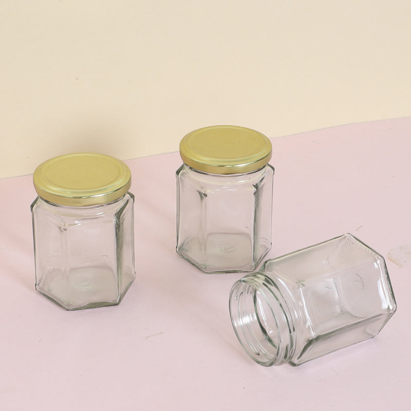 Jar - Fini Airtight Storage Jar (200 ML) - Set Of Three