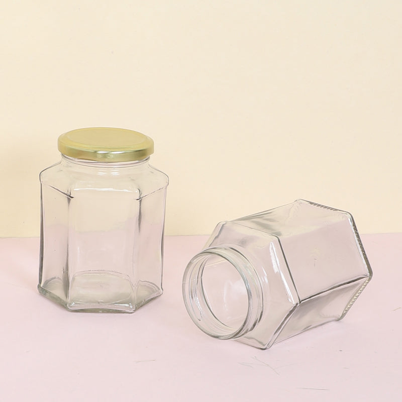 Jar - Wellington Airtight Storage Jar (400 ML) - Set Of Two