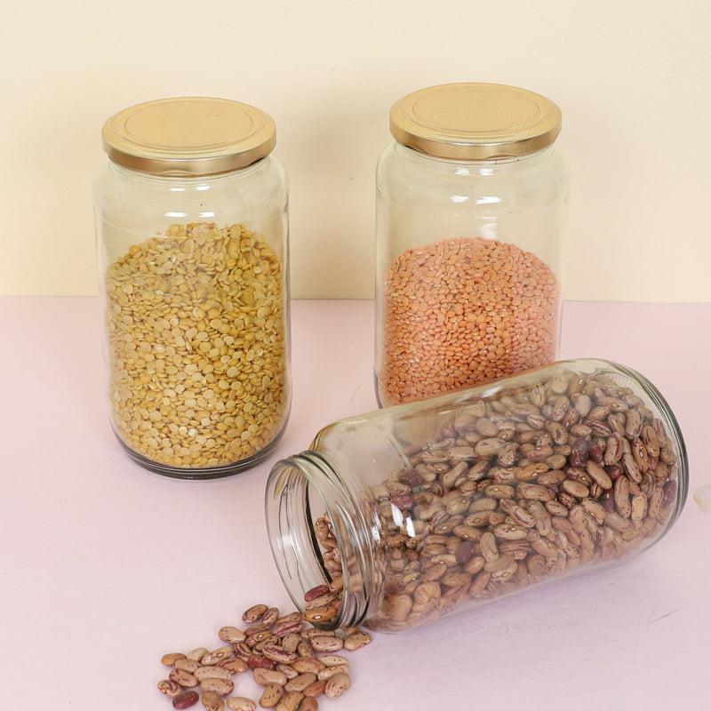 Buy Amarantha Airtight Storage Jar (500 ML) - Set Of Three Jar from Vaaree