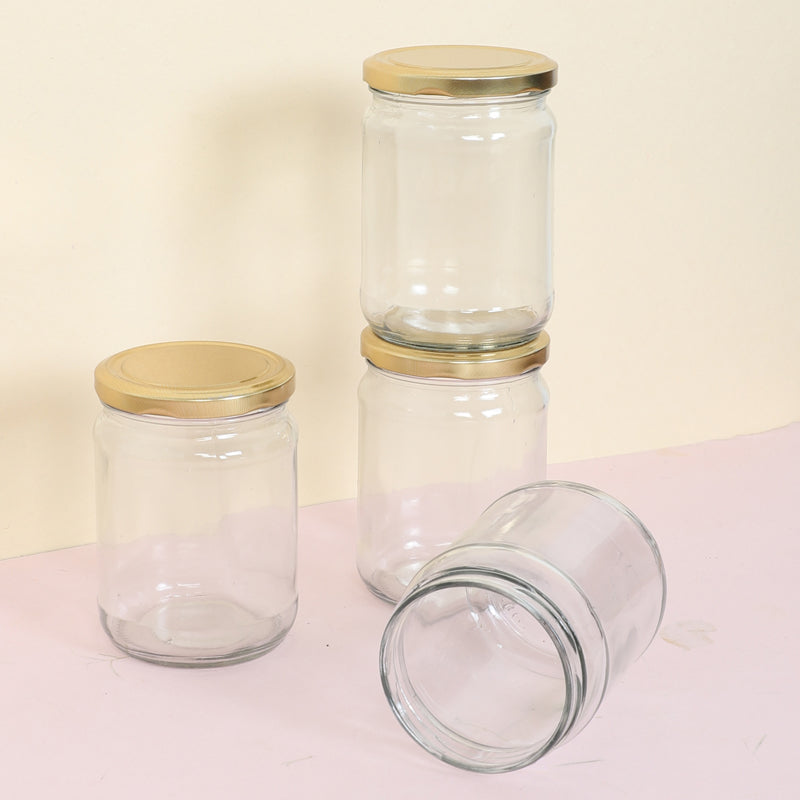 Jar - Owyn Airtight Storage Jar (500 ML) - Set Of Four