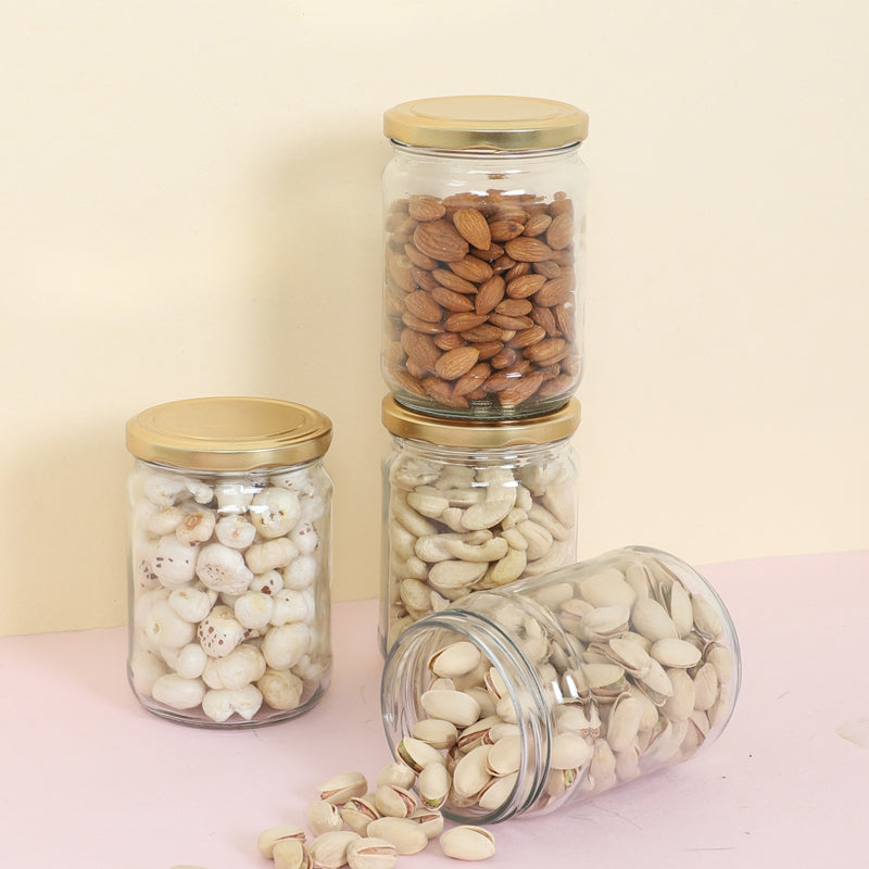 Jar - Owyn Airtight Storage Jar (500 ML) - Set Of Four