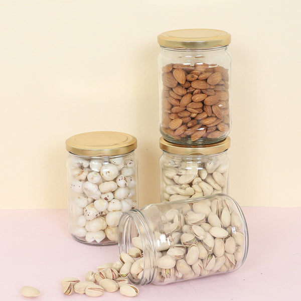 Jar - Owyn Airtight Storage Jar (500 ML) - Set Of Four