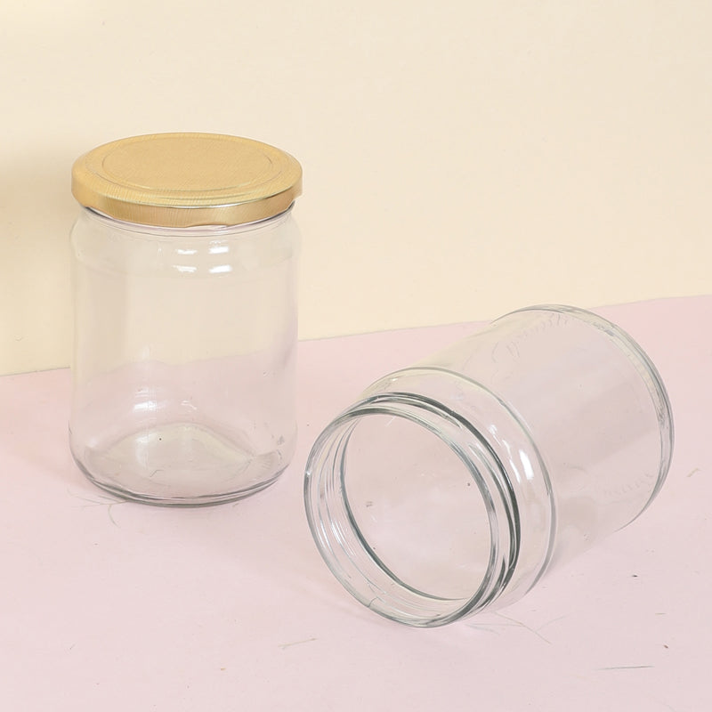 Jar - Neve Airtight Storage Jar (500 ML) - Set Of Two