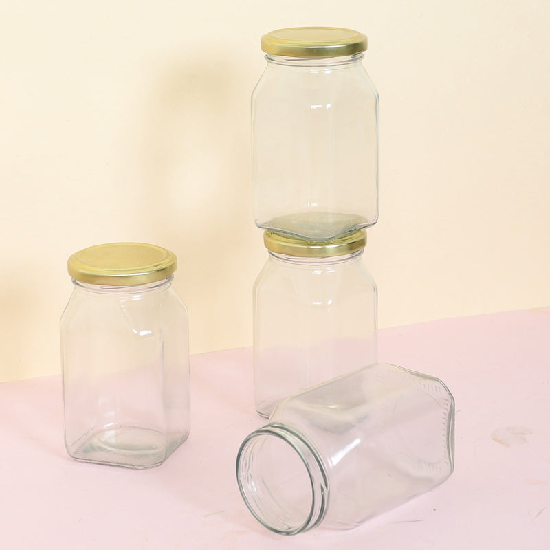 Jar - Ariadne Airtight Storage Jar (400 ML) - Set Of Four