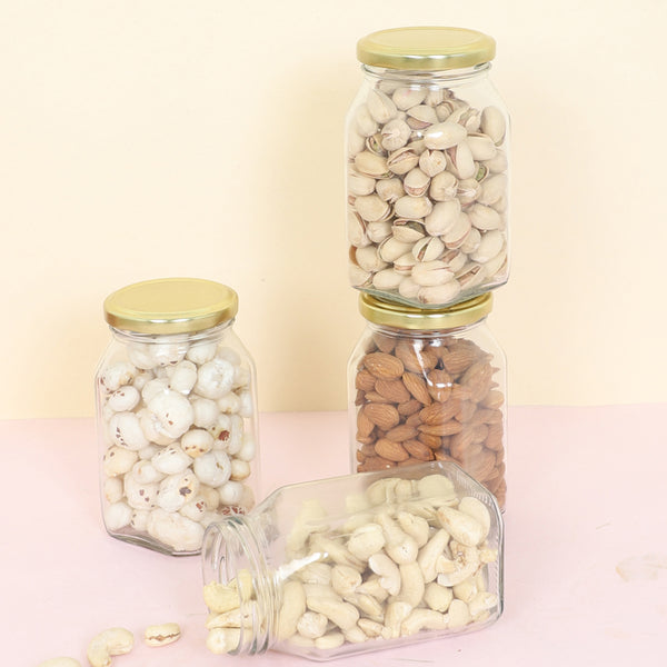 Jar - Ariadne Airtight Storage Jar (400 ML) - Set Of Four