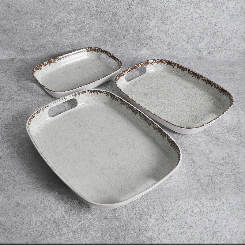 Serving Tray - Magna Opulance Serving Tray - Set Of Three