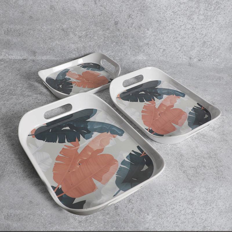 Buy Nosho Serving Tray - Set Of Three Serving Tray from Vaaree