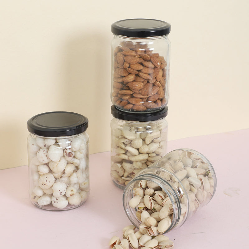 Jar - Briallyn Airtight Storage Jar (500 ML) - Set Of Four