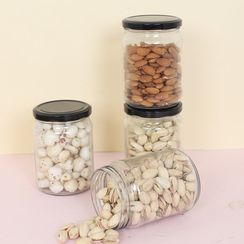 Buy Briallyn Airtight Storage Jar (500 ML) - Set Of Four Jar from Vaaree