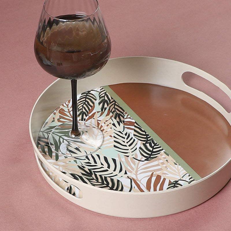 Serving Tray - Tender Tropical Round Serving Tray