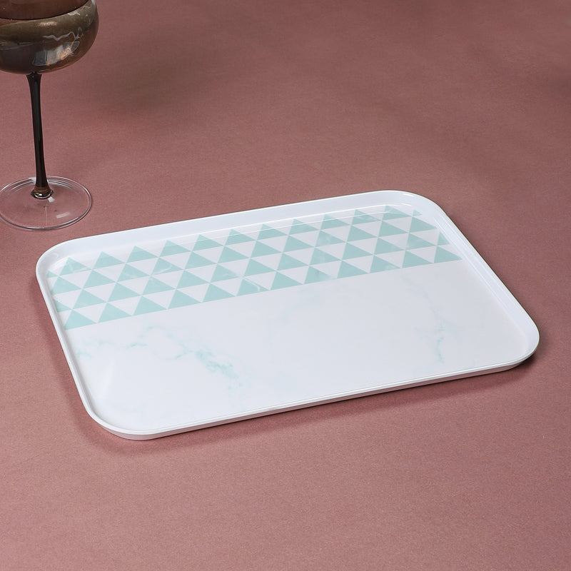 Serving Tray - Mivono Small Serving Tray - Blue & White