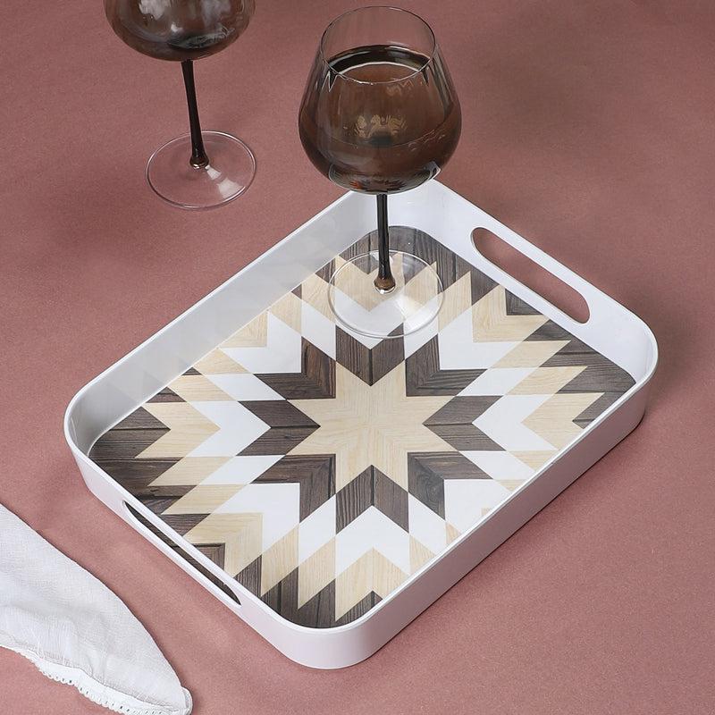 Buy Chromo Cut Serving Tray Serving Tray from Vaaree