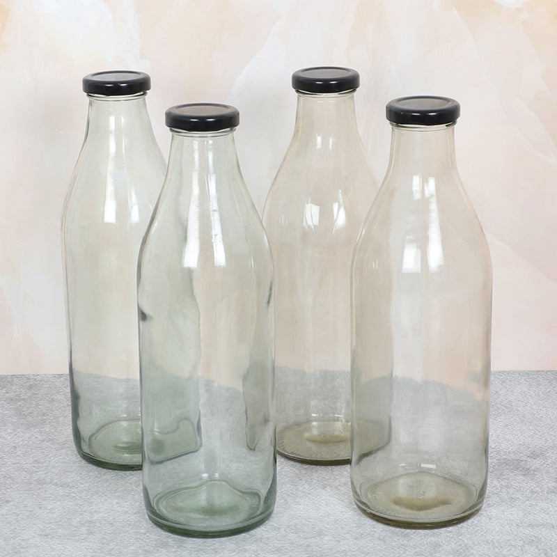 Bottle - Juniper Milk Bottle (1000 ML) - Set Of Four