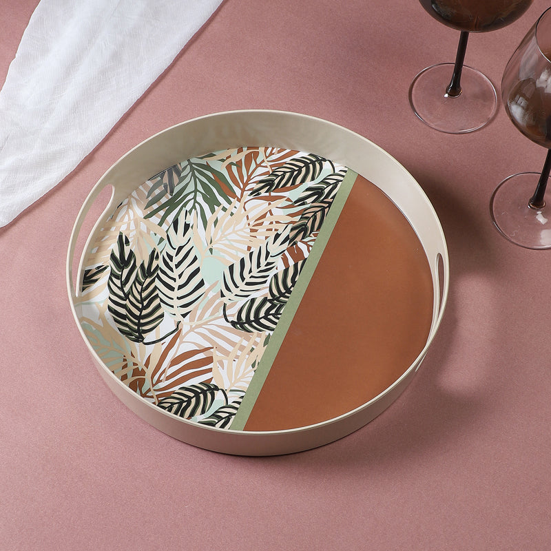 Serving Tray - Tender Tropical Round Serving Tray