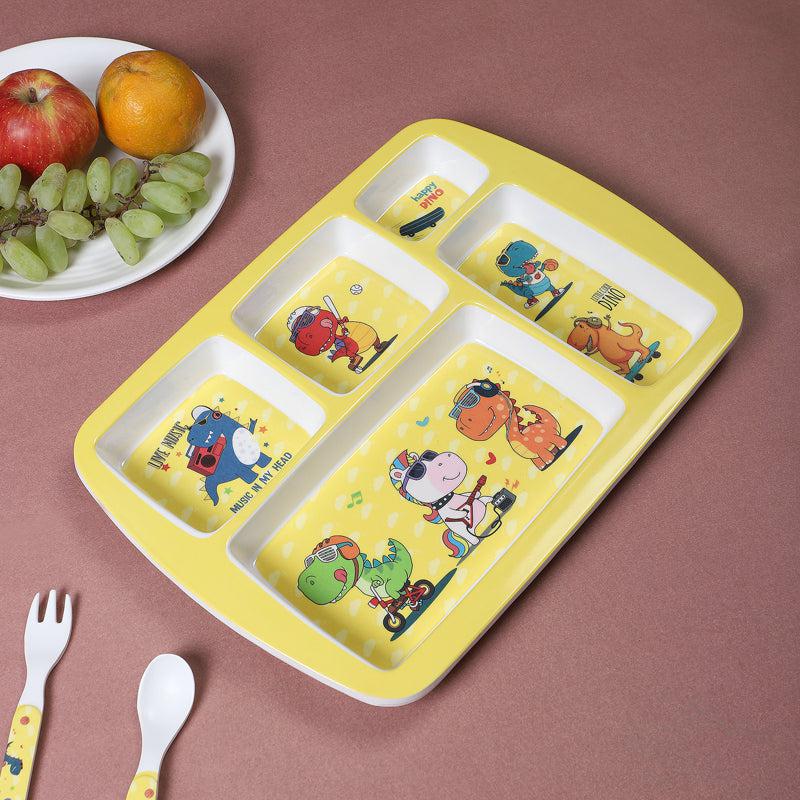 Buy Cool Dino Kids Dinner Plate Kids Dinner Plate from Vaaree