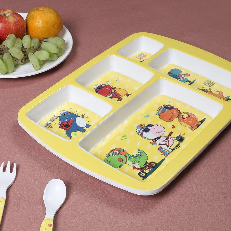 Buy Cool Dino Kids Dinner Plate Kids Dinner Plate from Vaaree