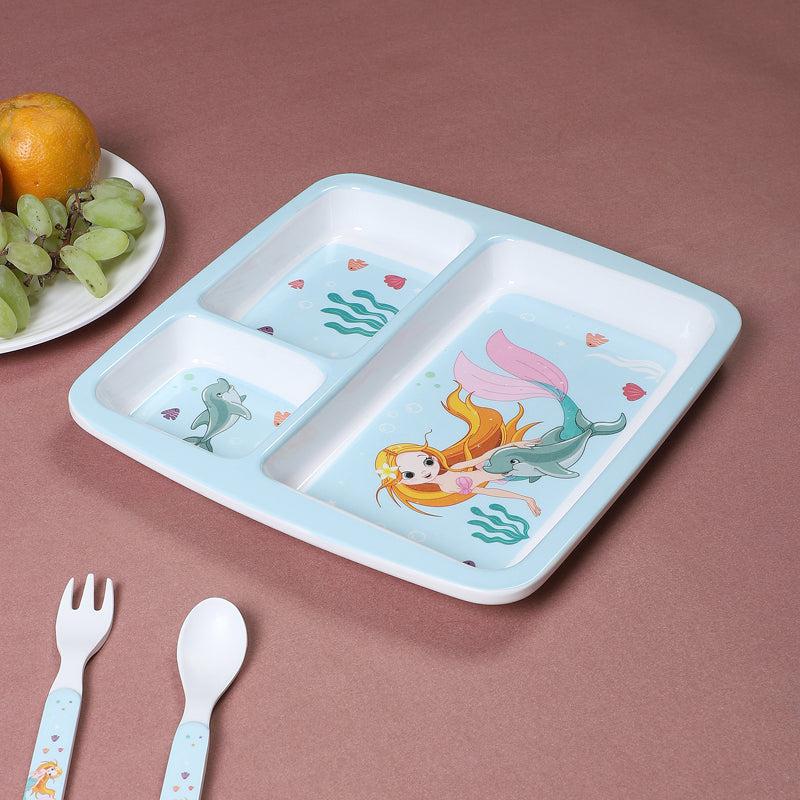 Buy Mermaid Muse Kids Dinner Plate Kids Dinner Plate from Vaaree