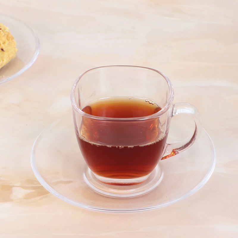 Buy Rumen Cup & Saucer - 150 ML Tea Cup & Saucer from Vaaree