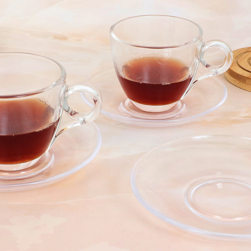 Tea Cup & Saucer - Bertalan Cup & Saucer (150 ML) - Four Piece Set