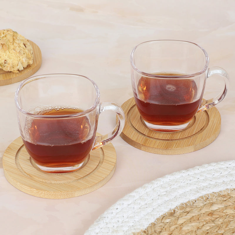 Tea Cup & Saucer - Berta Cup & Saucer (150 ML) - Four Piece Set