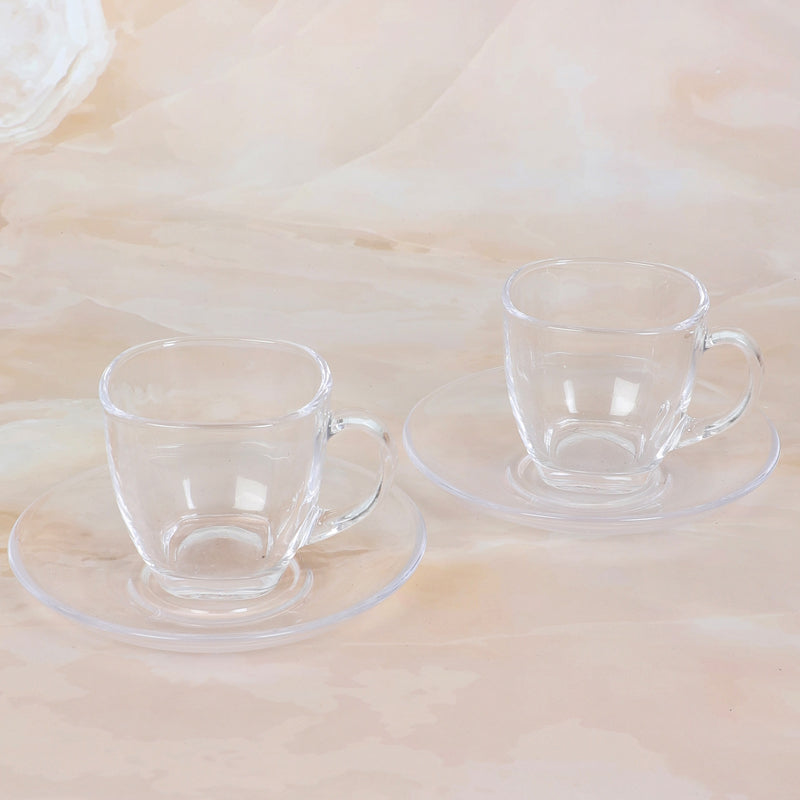 Tea Cup & Saucer - Willian Cup & Saucer (150 ML) - Four Piece Set