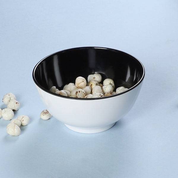 Buy Ajara Snack Bowl (Black & White) - 800 ML Bowl from Vaaree