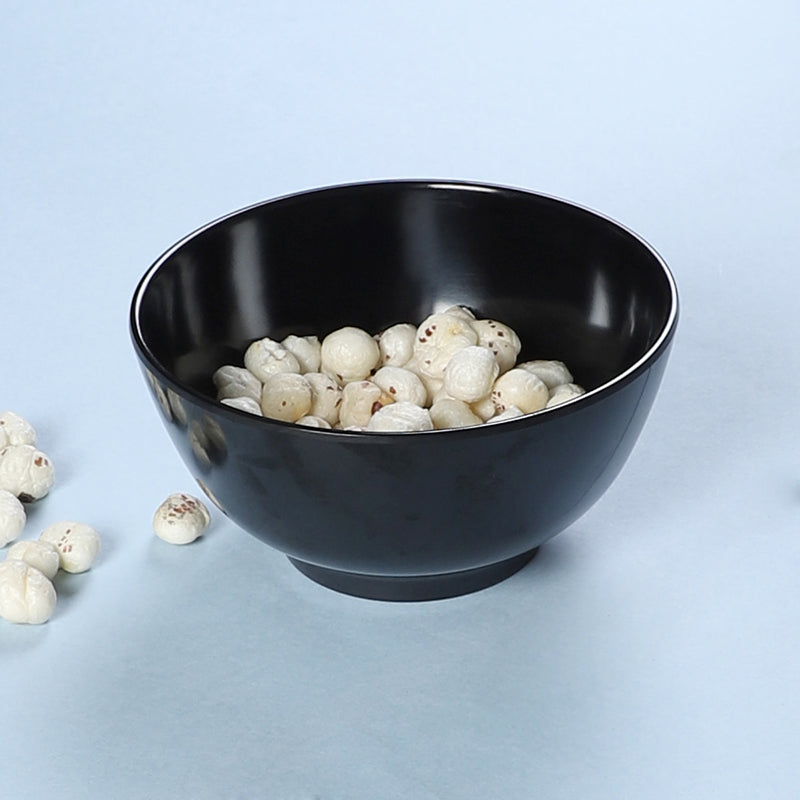 Buy Ajara Snack Bowl (Black) - 800 ML Bowl from Vaaree