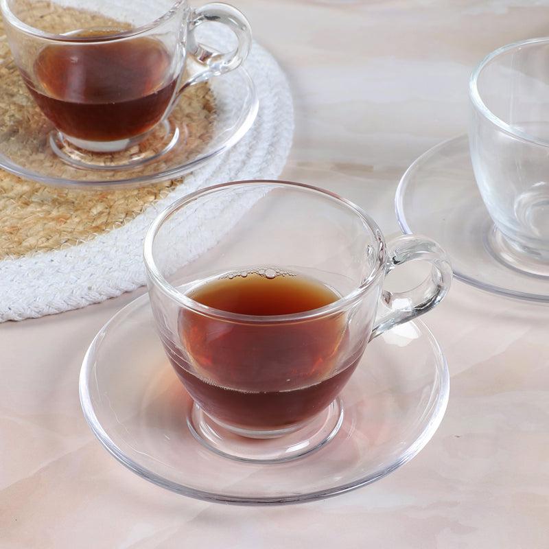 Buy Bertalan Cup & Saucer (150 ML) - Twelve Piece Set Tea Cup & Saucer from Vaaree