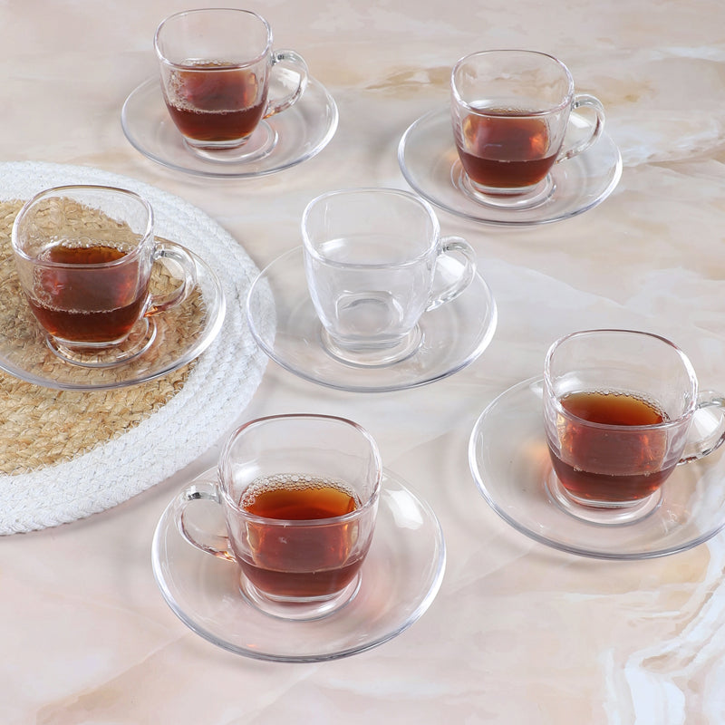 Tea Cup & Saucer - Aalto Cup & Saucer (150 ML) - Set Of Six