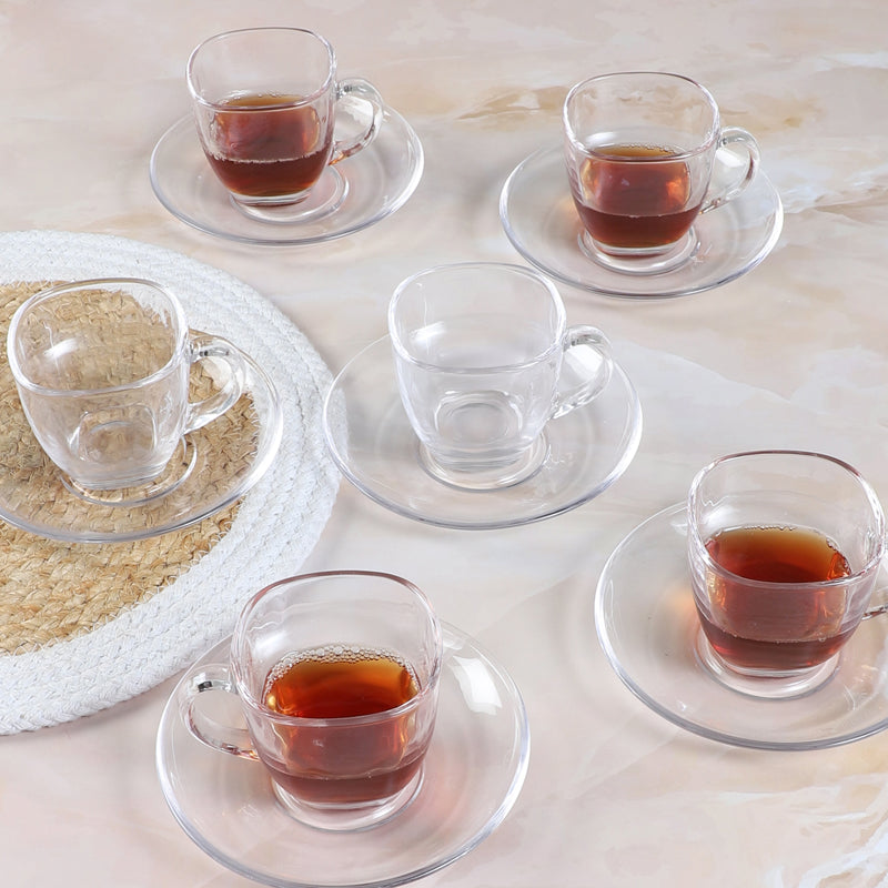 Tea Cup & Saucer - Aalto Cup & Saucer (150 ML) - Set Of Six