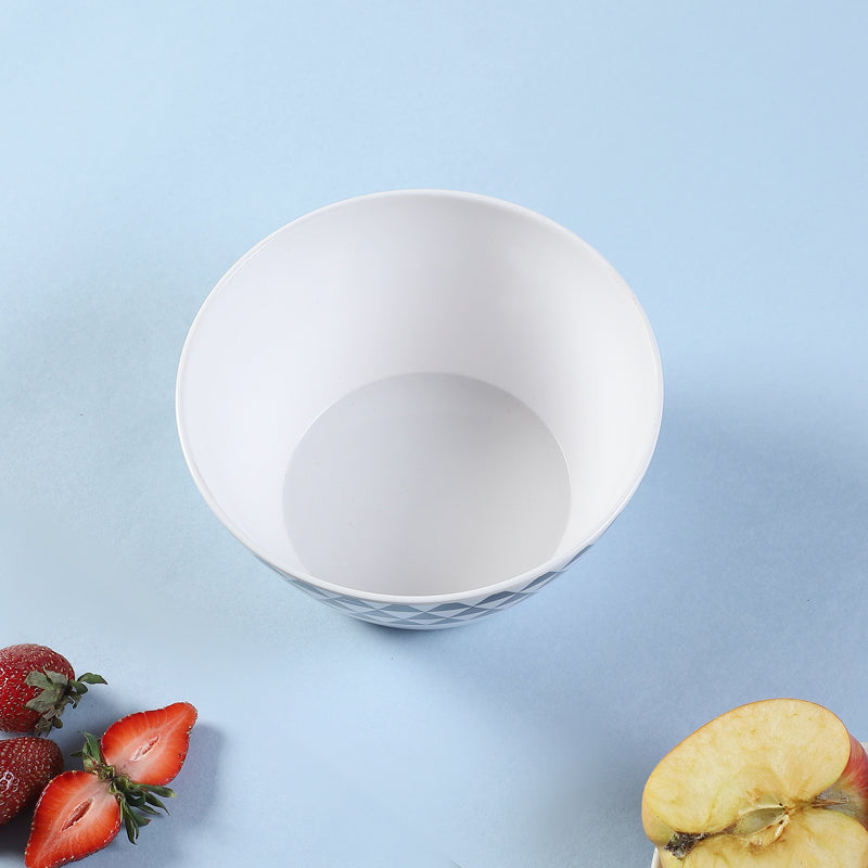 Buy Jisho Snack Bowl (White & Black) - 750 ML Bowl from Vaaree