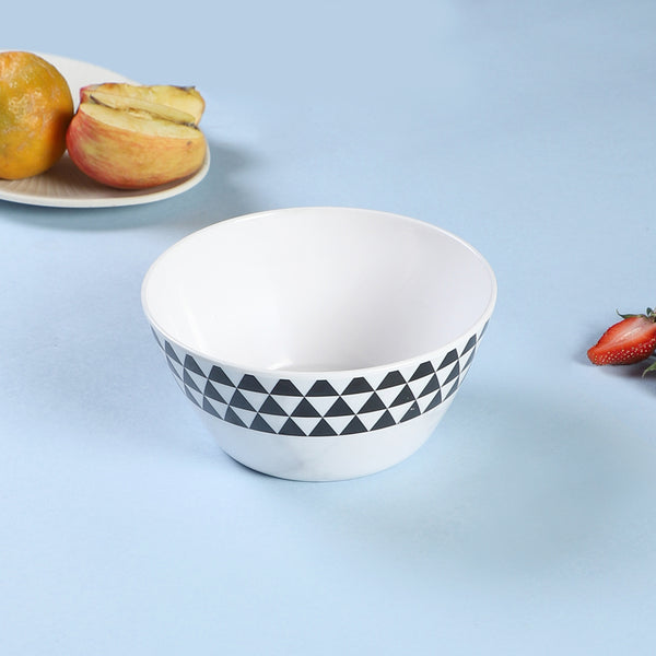 Bowl - Jisho Snack Bowl (White & Black) - 750 ML