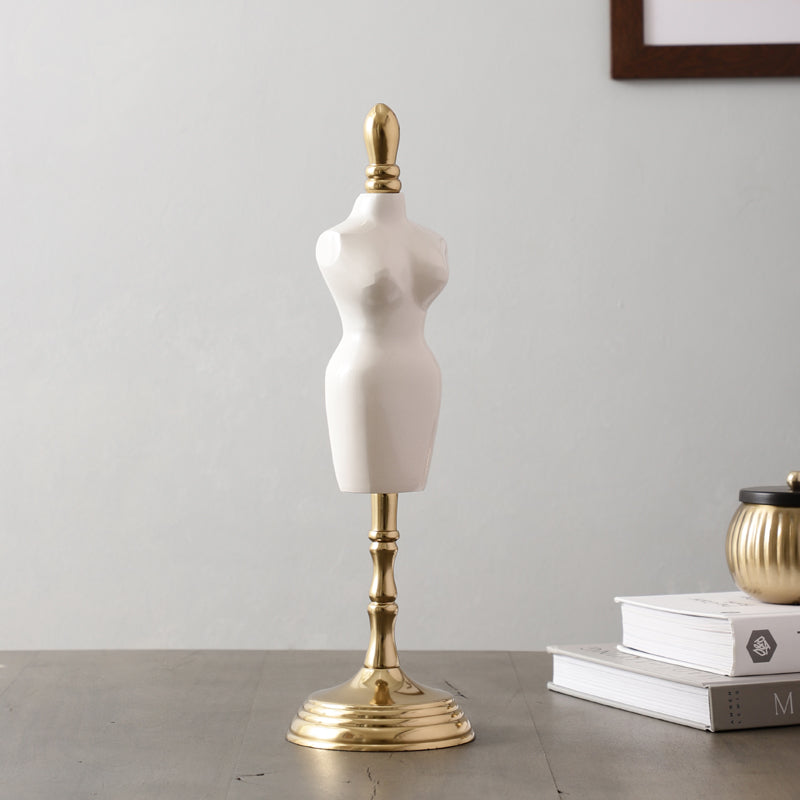 Buy Mini Mannequin Showpiece - White Showpieces from Vaaree