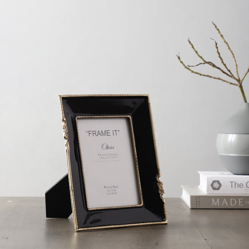 Buy Espo Table Photo Frame - Black Photo Frames from Vaaree