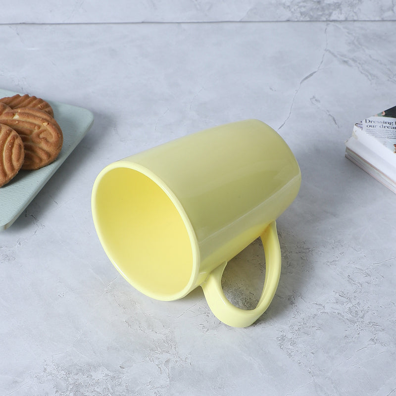 Buy Osmo Melamine White (Yellow) - 450 ML Mug & Tea Cup from Vaaree