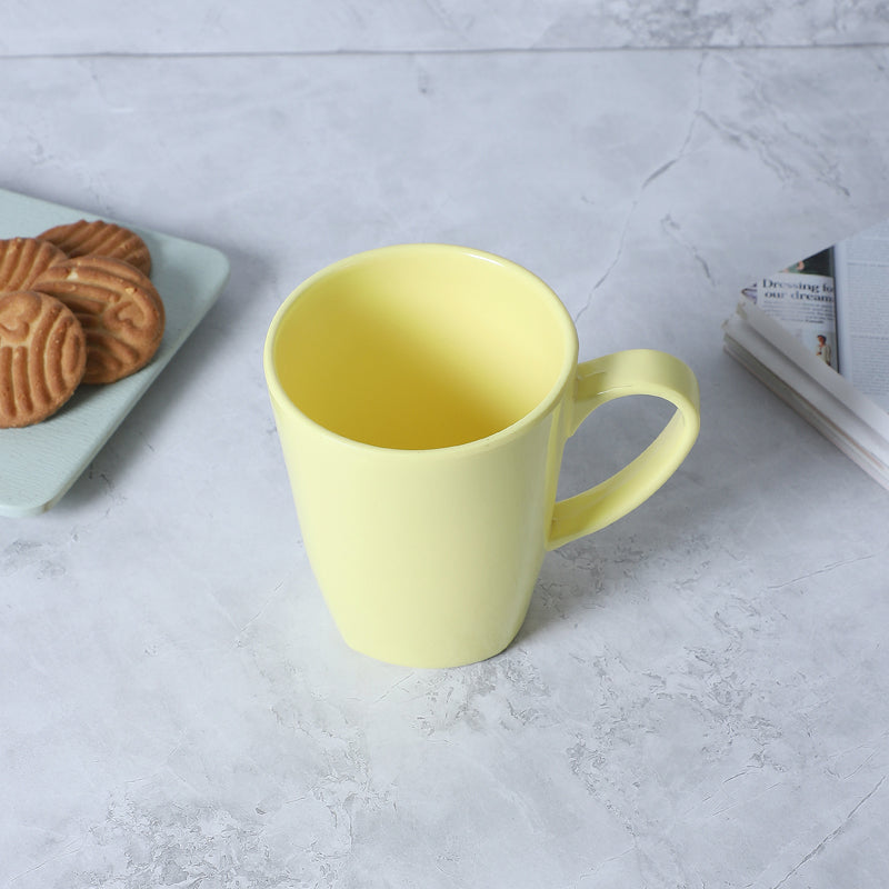 Buy Osmo Melamine White (Yellow) - 450 ML Mug & Tea Cup from Vaaree