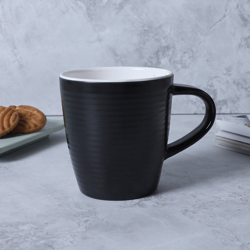 Buy Ajara Melamine Mug (Black) - 350 ML Mug & Tea Cup from Vaaree