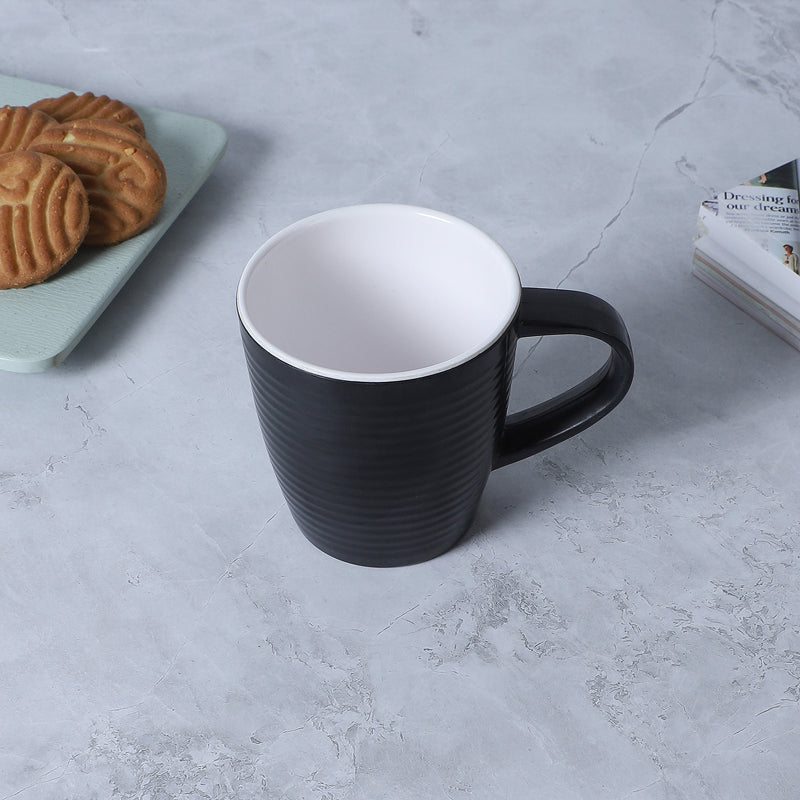 Buy Ajara Melamine Mug (Black) - 250 ML Mug & Tea Cup from Vaaree