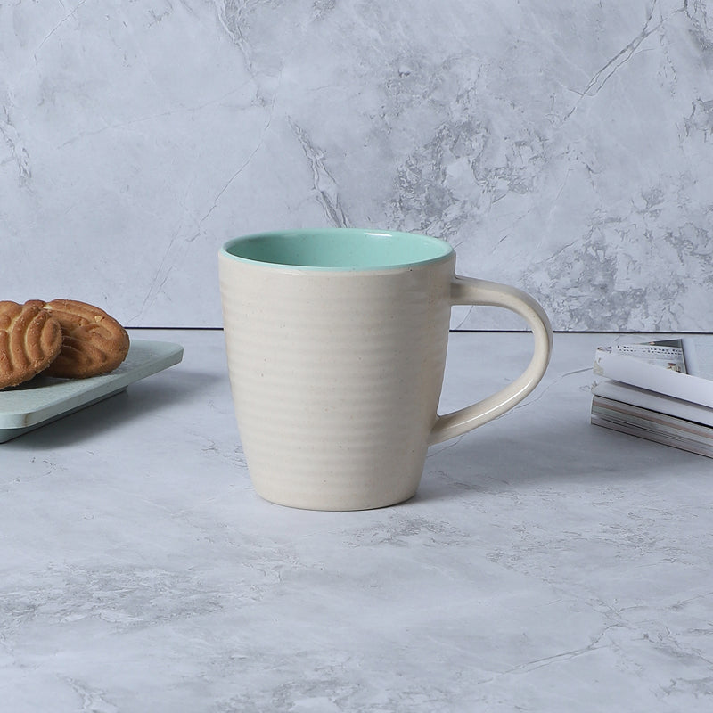 Mug & Tea Cup - Osmo Melamine Mug (Beige & Blue) - 250 ML